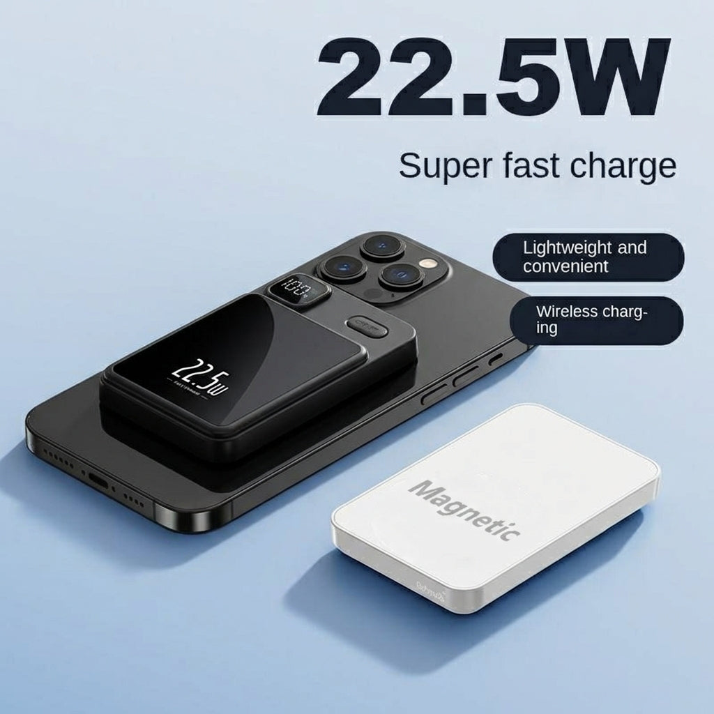 Magnetni Wireless Powerbank 10000mah - Prenosiva Baterija
