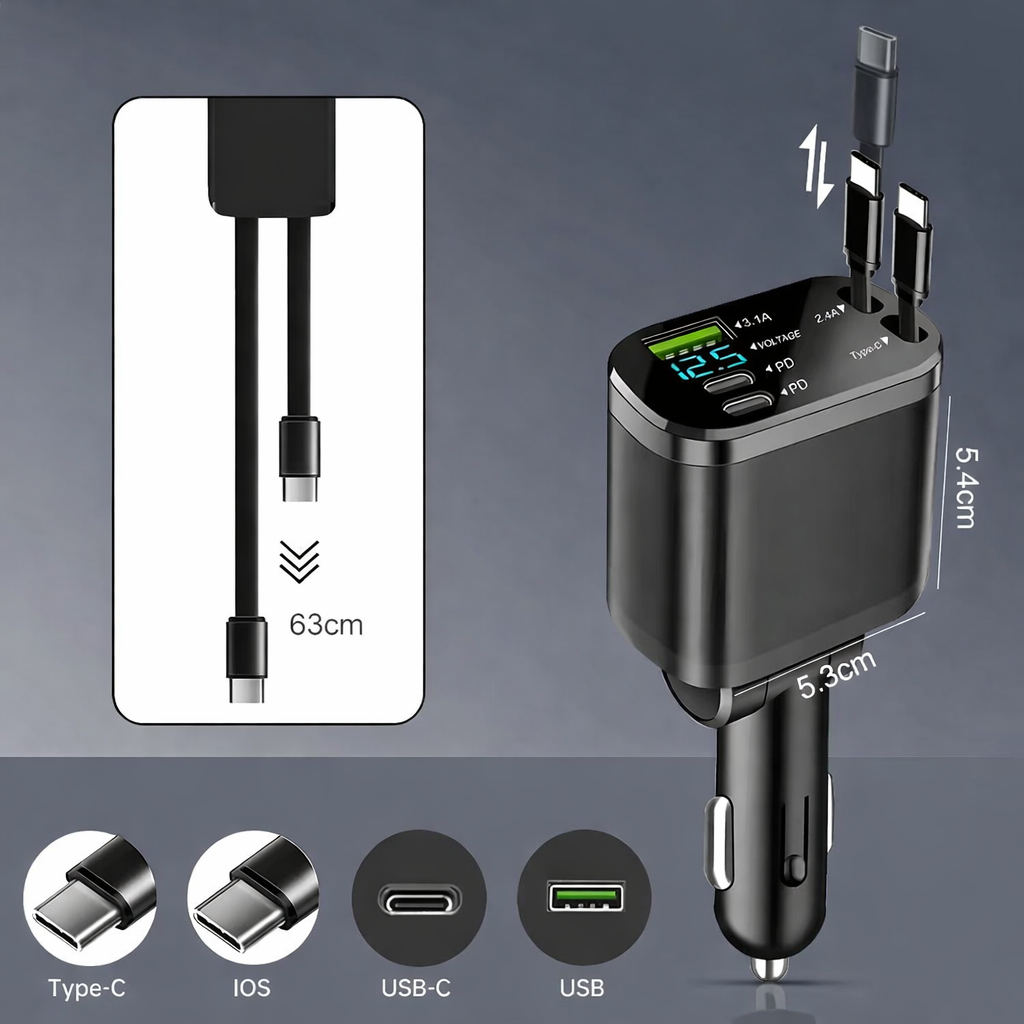 5u1 Punjač za auto 69W